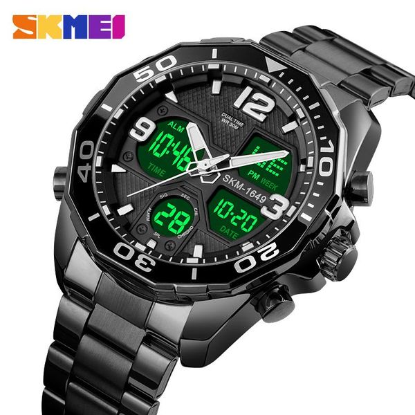 wristwatches skmei dual movement sport mens watches rotatable ring quartz digital men chrono alarm male clock reloj hombre 1649, Slivery;brown
wristwatches skmei dual movement sport mens watches rotatable ring quartz digital men chrono alarm male clock reloj hombre 1649, Slivery;brown
