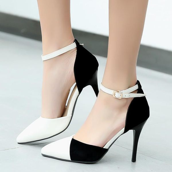 dress shoes rimocy pointed toe 9cm high heels pumps women plus size 48 stiletto ankle strap party woman fashion mix color, Black
dress shoes rimocy pointed toe 9cm high heels pumps women plus size 48 stiletto ankle strap party woman fashion mix color, Black
