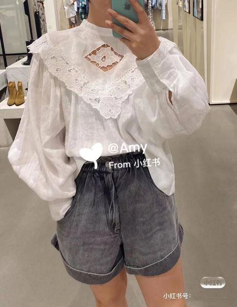 women's blouses & shirts 2021 autumn women casual white hollow cotton long sleeve blouse shirt for female gdnz 8.25
women's blouses & shirts 2021 autumn women casual white hollow cotton long sleeve blouse shirt for female gdnz 8.25