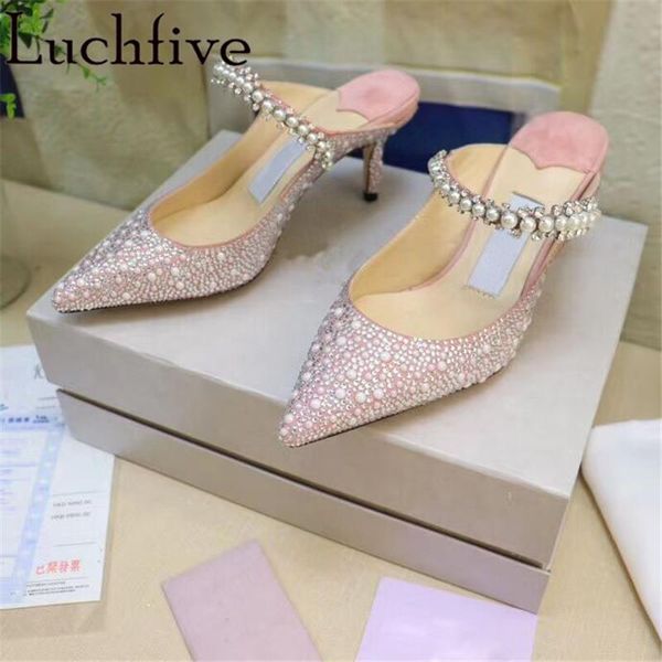slippers summer pearl woman pointed toe shallow mouth flat mules shoes ladies wedding dress high heels party for women, Black
slippers summer pearl woman pointed toe shallow mouth flat mules shoes ladies wedding dress high heels party for women, Black