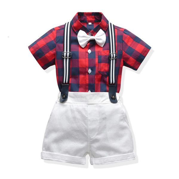 children's clothing summer children's plaid shirt and suspenders two piece children's suit baby clothes, Blue
children's clothing summer children's plaid shirt and suspenders two piece children's suit baby clothes, Blue