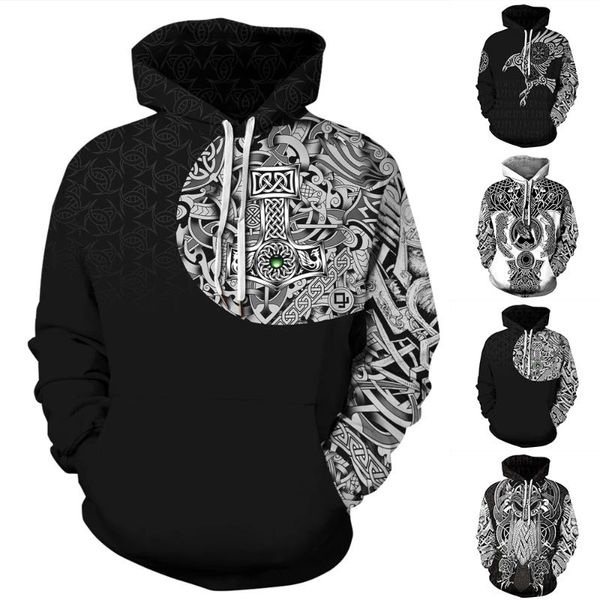 men's hoodies & sweatshirts fashion retro men printed hoodie long sleeve hooded coat autumn sports casual warm sweatshirt loose hoody, Black
men's hoodies & sweatshirts fashion retro men printed hoodie long sleeve hooded coat autumn sports casual warm sweatshirt loose hoody, Black