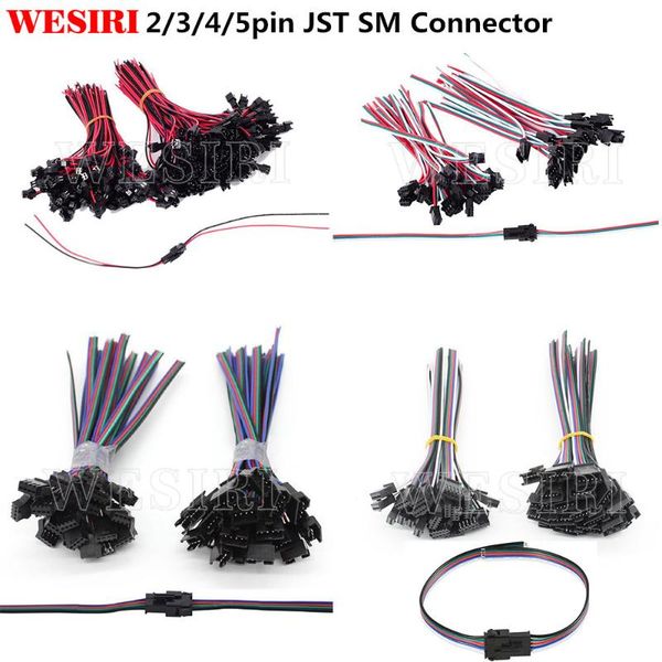 5-100 pairs 2pin 3pin 4pin 5 pin jst sm male/female connecter with 15cm wire for led strip light lamp driver strips
5-100 pairs 2pin 3pin 4pin 5 pin jst sm male/female connecter with 15cm wire for led strip light lamp driver strips