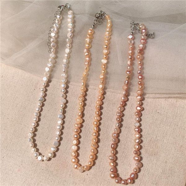 luxury irregular natural pearl necklace women's charm chokers necklaces korean fashion trendy jewelry, Golden;silver
luxury irregular natural pearl necklace women's charm chokers necklaces korean fashion trendy jewelry, Golden;silver