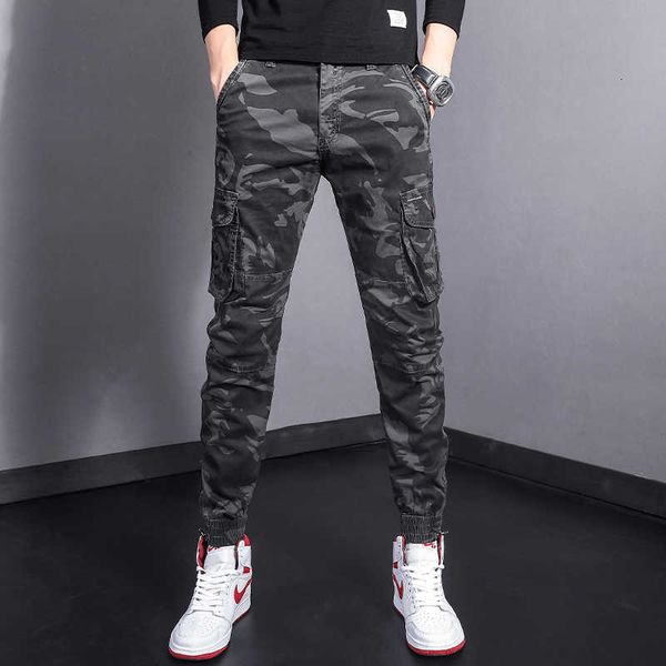 men's jeans fashion streetwear men multi pockets casual cargo pants military camouflage overalls ankle banded trousers hip hop jog, Blue
men's jeans fashion streetwear men multi pockets casual cargo pants military camouflage overalls ankle banded trousers hip hop jog, Blue