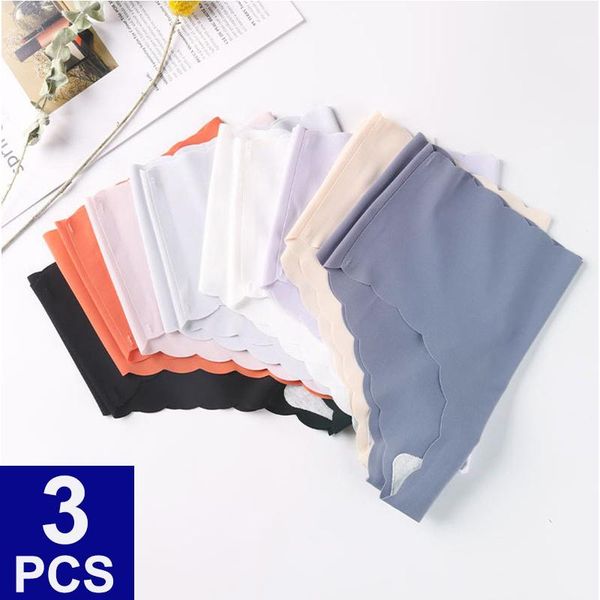 women's panties 3pcs/lot seamless underwear women ice silk lingerie wavy edge briefs cotton thong, Black;pink
women's panties 3pcs/lot seamless underwear women ice silk lingerie wavy edge briefs cotton thong, Black;pink