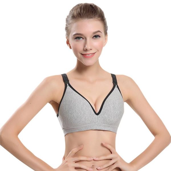 maternity intimates nursing bra for breast feeding cotton women underwear undershirt pregnancy plus size soutien gorge dallaitement 19f28, White 
maternity intimates nursing bra for breast feeding cotton women underwear undershirt pregnancy plus size soutien gorge dallaitement 19f28, White