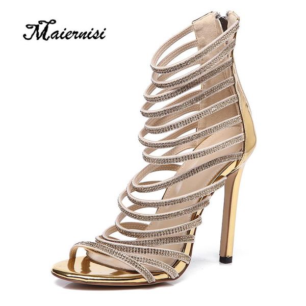 summer women sandals open toe strap casual lace up high heel fashion party, Black