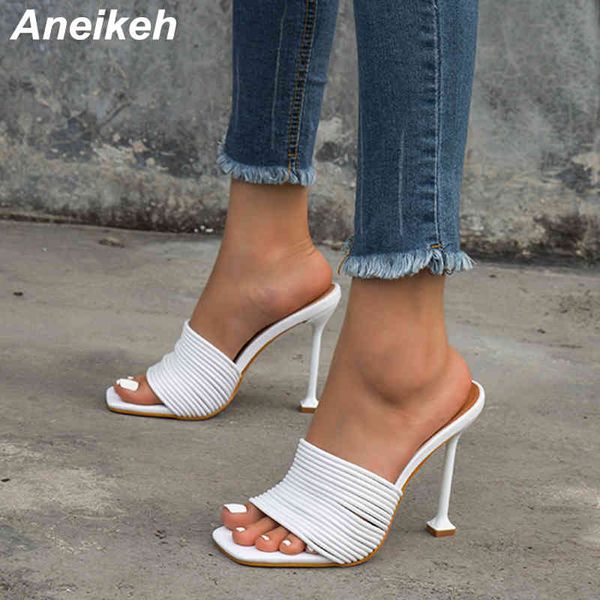 summer square toe slides white strappy stiletto mules high heel fashion slip on outside slippers 210507, Black
summer square toe slides white strappy stiletto mules high heel fashion slip on outside slippers 210507, Black