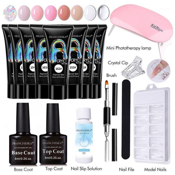 manicure set poly nail gel kit quick building uv polish for extensions acrylic nails1
manicure set poly nail gel kit quick building uv polish for extensions acrylic nails1