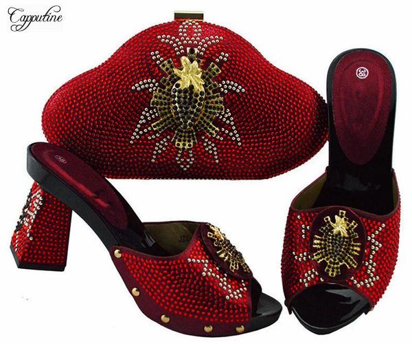 dress shoes amazing wine african high heel slip-on and evening bag set nice matching for party jzs-04, height 9cm, Black
dress shoes amazing wine african high heel slip-on and evening bag set nice matching for party jzs-04, height 9cm, Black