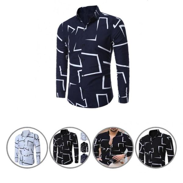 men's casual shirts contrast colors trendy cool autumn shirt cardigan lapel for going out, White;black
men's casual shirts contrast colors trendy cool autumn shirt cardigan lapel for going out, White;black