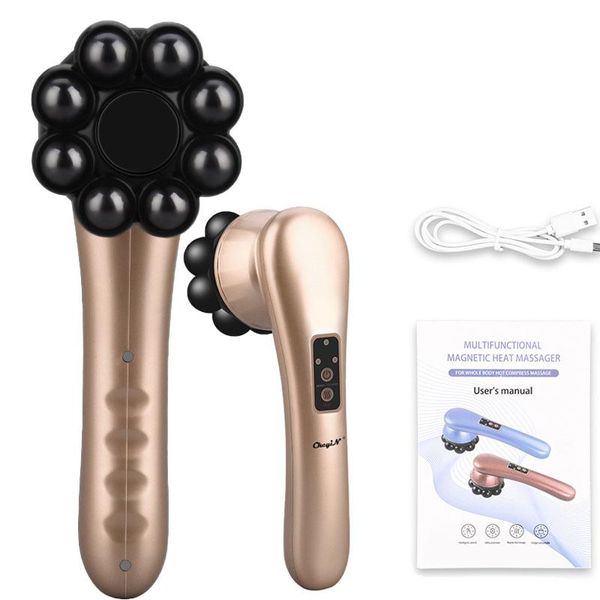 usb rechargeable vibrationmagnetic heating therapy body massage roller rotating neck massager compress relax muscle electric massagers
usb rechargeable vibrationmagnetic heating therapy body massage roller rotating neck massager compress relax muscle electric massagers