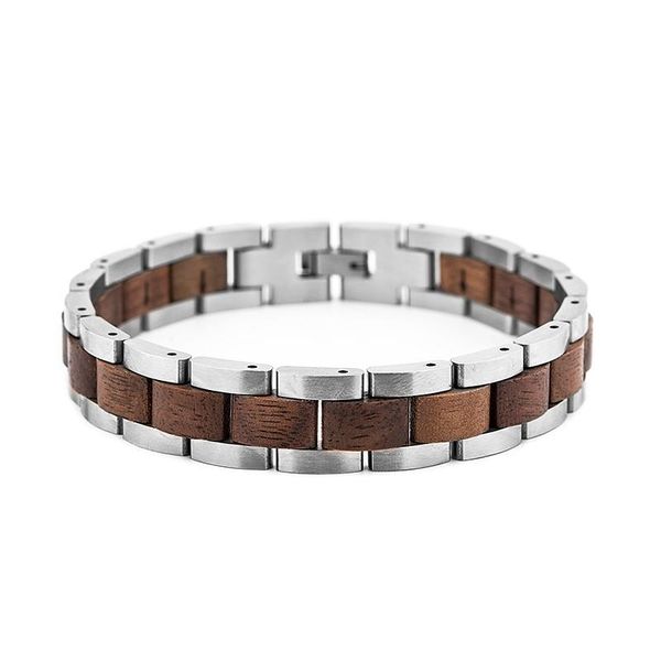 link, chain men's wood bracelet red solid wood19.5cm adjustable with stainless steel jewelry fashion, Black
link, chain men's wood bracelet red solid wood19.5cm adjustable with stainless steel jewelry fashion, Black