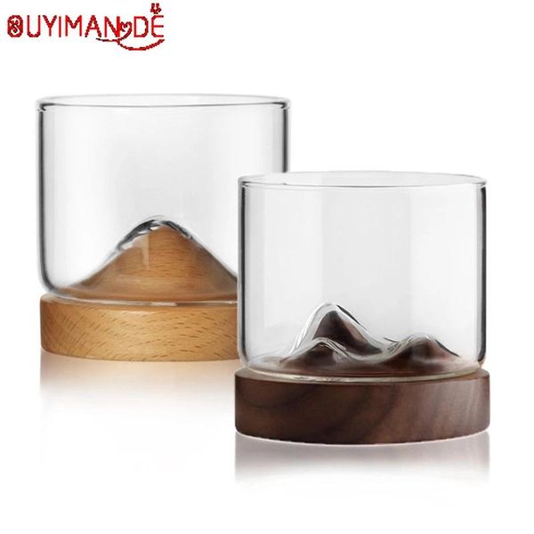 transparent wine glass, creative heat-resistant beer glass with wooden base, wine, tea cup, bar drink glasses
transparent wine glass, creative heat-resistant beer glass with wooden base, wine, tea cup, bar drink glasses