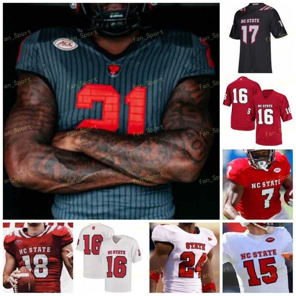 nc state north carolina wolfpack ncaa college football jersey devin carter tabari hines angeline acceus mcneill hockman brissett chubb holt, Black
nc state north carolina wolfpack ncaa college football jersey devin carter tabari hines angeline acceus mcneill hockman brissett chubb holt, Black