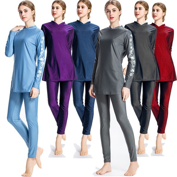 arabic islamic women swim wear burkini muslim swimwear 3 pieces floral hooded hijab swimsuit modest swim surf wear sport s-6xl, Red
arabic islamic women swim wear burkini muslim swimwear 3 pieces floral hooded hijab swimsuit modest swim surf wear sport s-6xl, Red