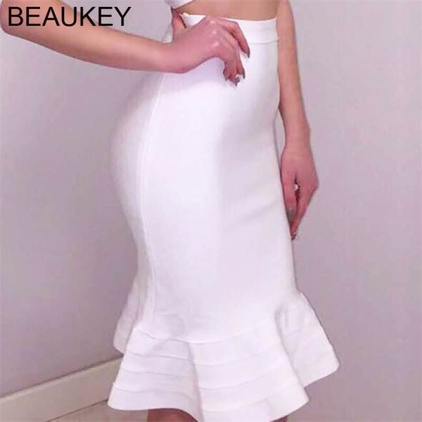 beaukey white fishtail high waist mermaid trumpet wholesale xl bodycon party skirt bandage 210414, Black
beaukey white fishtail high waist mermaid trumpet wholesale xl bodycon party skirt bandage 210414, Black