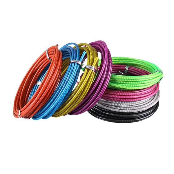 jump ropes spare rope 3m 4mm crossfit replaceable wire cable speed workout skipping steel training fitness equipments
jump ropes spare rope 3m 4mm crossfit replaceable wire cable speed workout skipping steel training fitness equipments