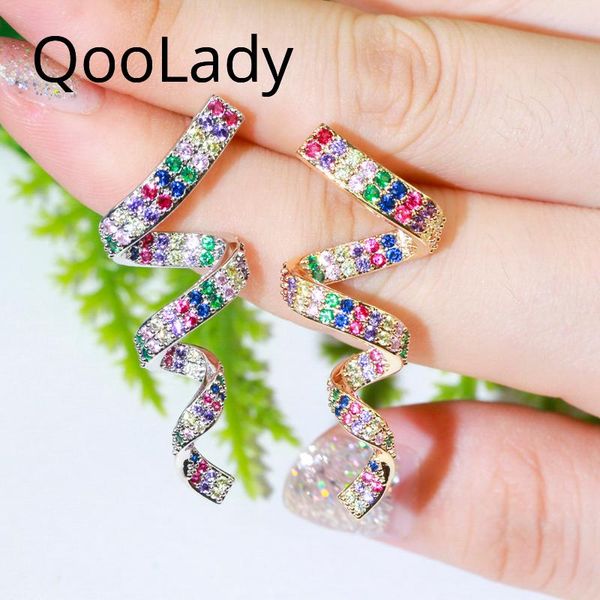 dangle & chandelier qoolady high grade colorful cubic zirconia ribbons distortion rotating yellow gold drop earrings for female fashion jewe, Silver
dangle & chandelier qoolady high grade colorful cubic zirconia ribbons distortion rotating yellow gold drop earrings for female fashion jewe, Silver