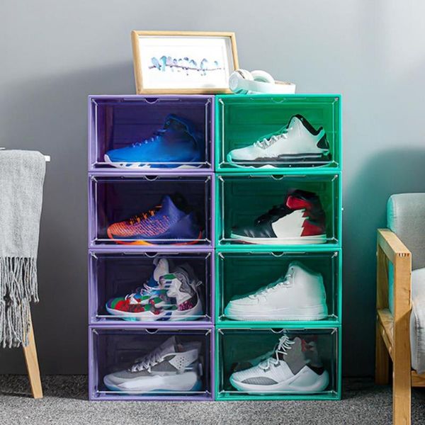 home transparent plastic magnetic stackable shoes box organizer storage case clothing & wardrobe
home transparent plastic magnetic stackable shoes box organizer storage case clothing & wardrobe
