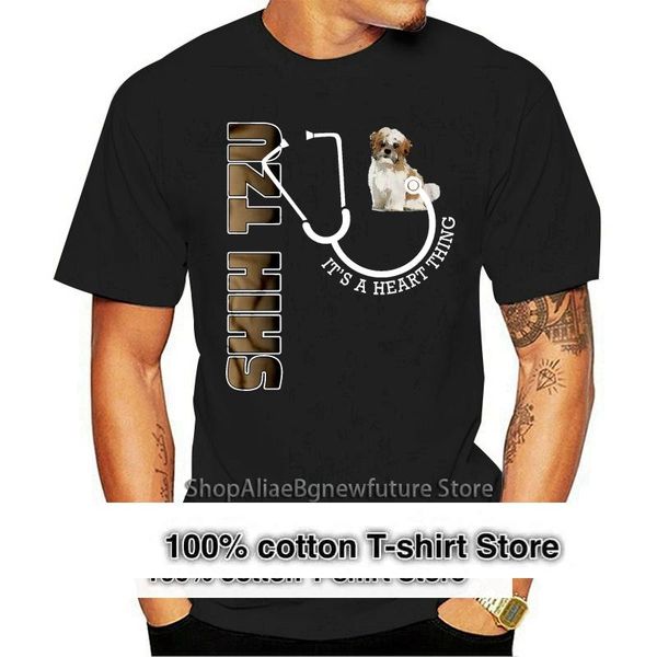 men's t-shirts men funny t shirt fashion tshirt shih tzu it's a heart thing stethoscope women t-shirt, White;black
men's t-shirts men funny t shirt fashion tshirt shih tzu it's a heart thing stethoscope women t-shirt, White;black