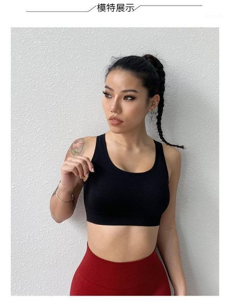 gym clothing ms. sports bra yoga fitness vest seamless quick-drying underwear1, White;black
gym clothing ms. sports bra yoga fitness vest seamless quick-drying underwear1, White;black