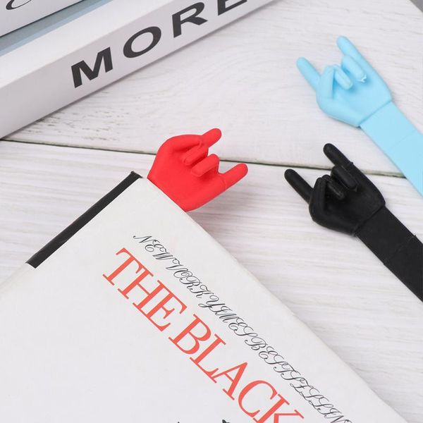 bookmark 1pc creative rock gesture music silicone finger personalized book marker office school supplies
bookmark 1pc creative rock gesture music silicone finger personalized book marker office school supplies