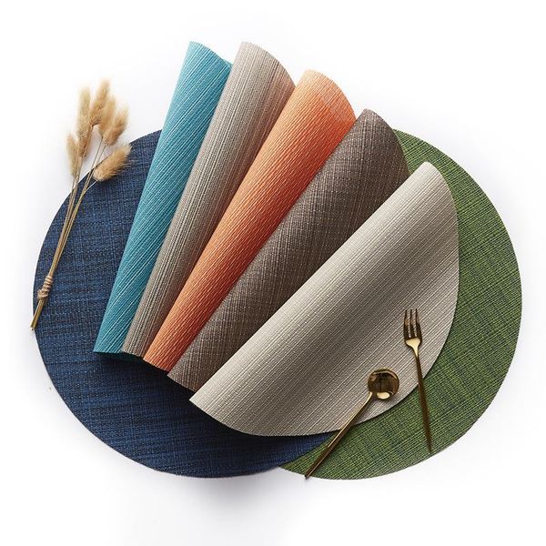 table runner european japanese mat pvc circular coasters el restaurant supplies placemats for kitchen
table runner european japanese mat pvc circular coasters el restaurant supplies placemats for kitchen