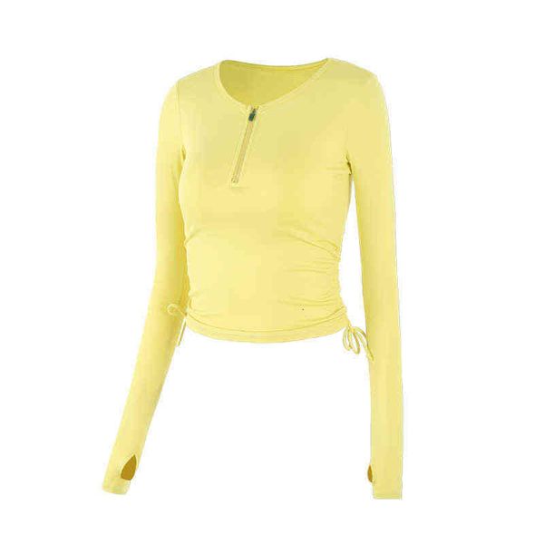 Women's T-shirt 2022 autumn winter yoga cloth top zipper drawstring running sports T-shirt with bra fitns cloth women's long sleev, White
Women's T-shirt 2022 autumn winter yoga cloth top zipper drawstring running sports T-shirt with bra fitns cloth women's long sleev, White