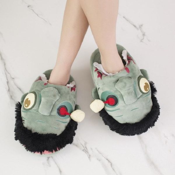 funny zombie slippers for winter warm indoor floor house&home women and men 3d shoes fit halloween cosplay pantufa, Black
funny zombie slippers for winter warm indoor floor house&home women and men 3d shoes fit halloween cosplay pantufa, Black