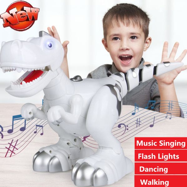 new shape design high simulation dinosaur toy model with singing dancing music flash light smart touch induction dinosaur robot
new shape design high simulation dinosaur toy model with singing dancing music flash light smart touch induction dinosaur robot