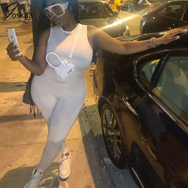 joskaa sleeveless bodycon jumpsuit women overalls sports rompers 2021 summer party playsuit clubwear jumpsuits streetwear, Black;white
joskaa sleeveless bodycon jumpsuit women overalls sports rompers 2021 summer party playsuit clubwear jumpsuits streetwear, Black;white