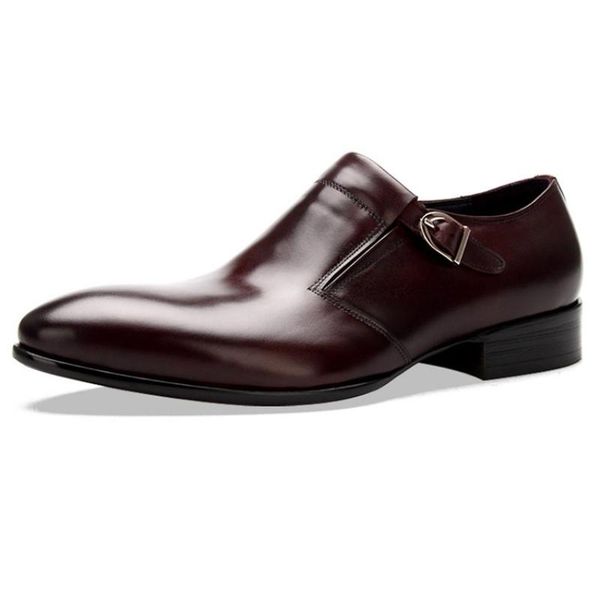 dress shoes leather real designer office derby men england style pointed toe buckle formal footwear casual party sapato social, Black
dress shoes leather real designer office derby men england style pointed toe buckle formal footwear casual party sapato social, Black