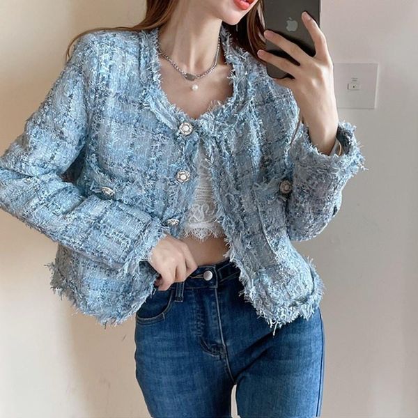 women's jackets autumn jacket women little fragrant celebrity style small streetwear girl woven tweed short coat botton slim fashion ou, Black;brown
women's jackets autumn jacket women little fragrant celebrity style small streetwear girl woven tweed short coat botton slim fashion ou, Black;brown