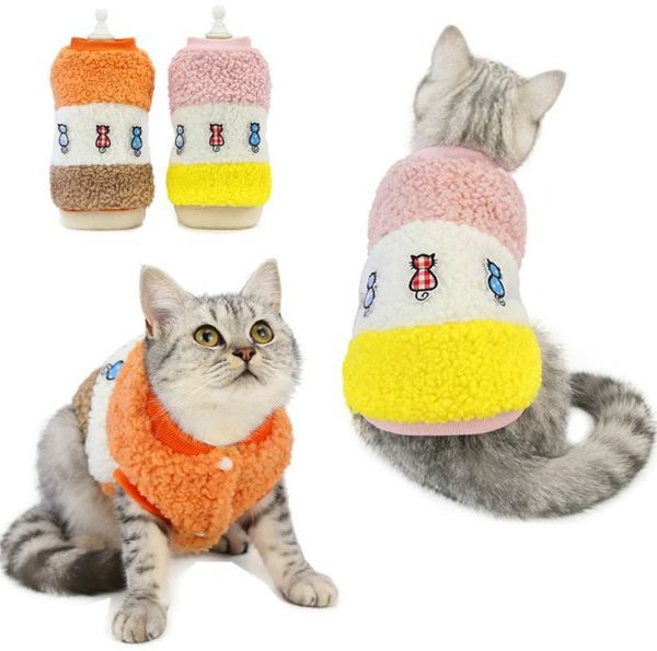 pet cat stitching cotton vest warm autumn and winter cute padded cats sweater blue clothing small dog supplies costumes
pet cat stitching cotton vest warm autumn and winter cute padded cats sweater blue clothing small dog supplies costumes