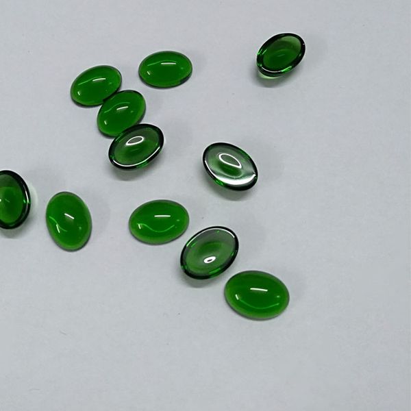 50pcs 8x10~15x20mm cabochon oval shape greed red blue pink loose stone glass gems, Black
50pcs 8x10~15x20mm cabochon oval shape greed red blue pink loose stone glass gems, Black