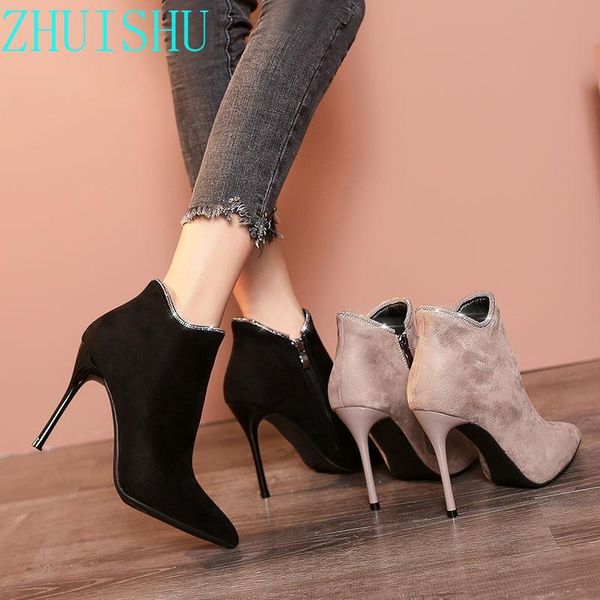 boots women's autumn 2021 pointed high-heeled short fine-heeled all-match single zapatos para mujer, Black
boots women's autumn 2021 pointed high-heeled short fine-heeled all-match single zapatos para mujer, Black