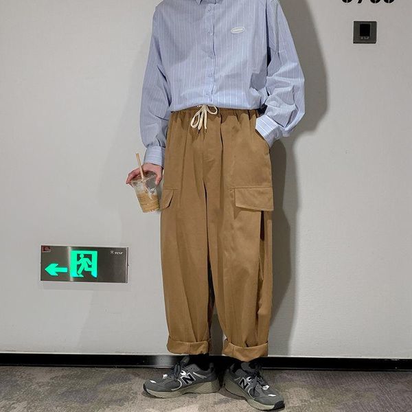 men's pants 2021 thick overalls loose elastic waist casual high-quality vintage style trousers oversized sweatpants size m-2xl, Black
men's pants 2021 thick overalls loose elastic waist casual high-quality vintage style trousers oversized sweatpants size m-2xl, Black