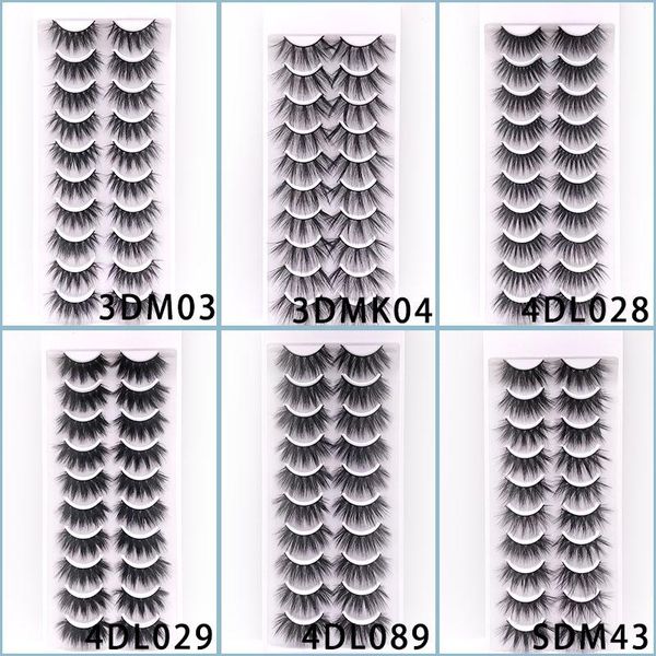 false eyelashes 10 pairs natural fake lashes long makeup 3d mink eyelash extension for beauty
false eyelashes 10 pairs natural fake lashes long makeup 3d mink eyelash extension for beauty