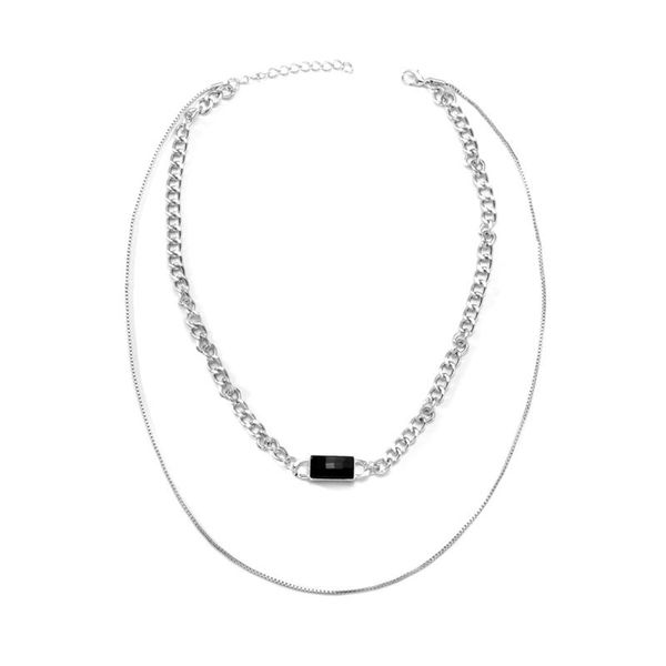 chains women retro niche design short necklace double-layer clavicle chain for jewelery gift, Silver
chains women retro niche design short necklace double-layer clavicle chain for jewelery gift, Silver