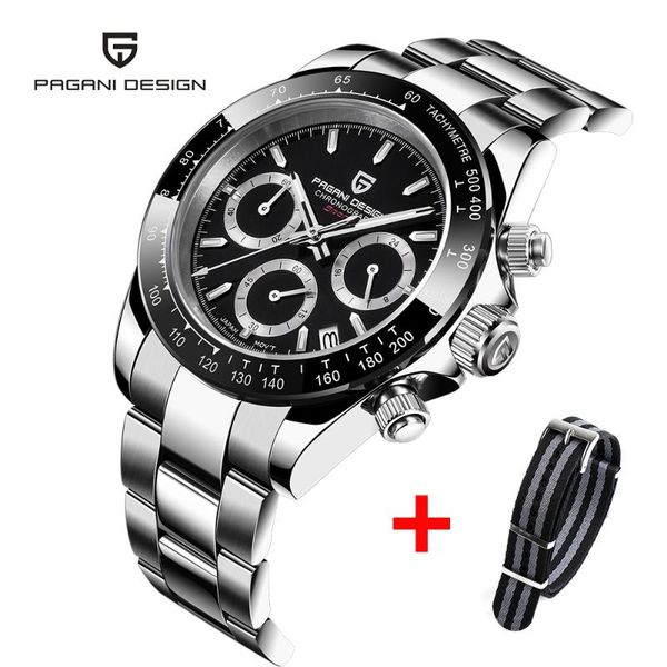 wristwatches 2021 pagani design men quartz watches luxury sports chronograph watch stainless steel 100m waterproof relogio masculino, Slivery;brown
wristwatches 2021 pagani design men quartz watches luxury sports chronograph watch stainless steel 100m waterproof relogio masculino, Slivery;brown