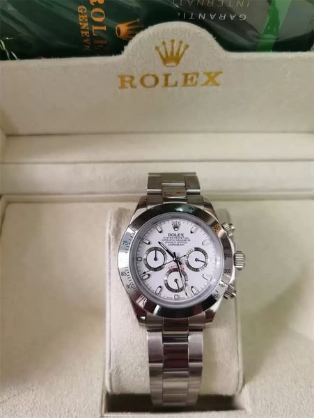 with original box watch 40mm 116503 116508 116528 116523 sapphire no chronograph white dial mechanical automatic mens watches, Slivery;brown
with original box watch 40mm 116503 116508 116528 116523 sapphire no chronograph white dial mechanical automatic mens watches, Slivery;brown