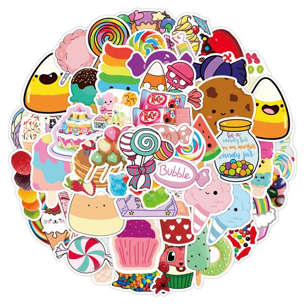 50pcs/set colorful candy small waterproof stickers gift for guitar laptravel case skateboard
50pcs/set colorful candy small waterproof stickers gift for guitar laptravel case skateboard