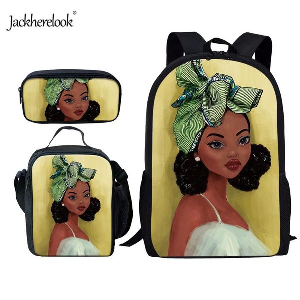 school bags jackherelook beautiful black girl design schoolbag for youth durable 3pcs/set student large capacity backpack
school bags jackherelook beautiful black girl design schoolbag for youth durable 3pcs/set student large capacity backpack