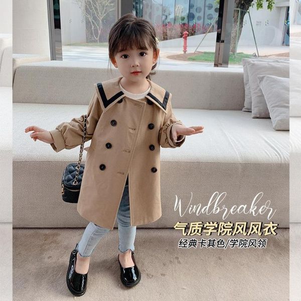 children clothes outwear clothing trench coat kids fashionable windbreaker british style girl spring and autumn 2021, Blue;gray
children clothes outwear clothing trench coat kids fashionable windbreaker british style girl spring and autumn 2021, Blue;gray