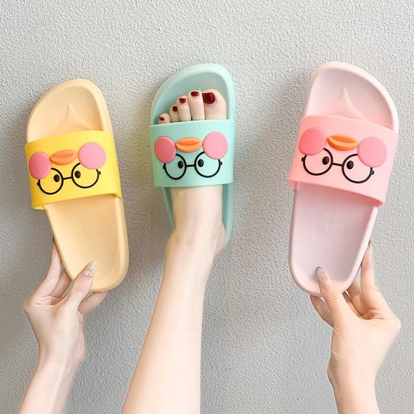 han edition ins fashion cute cartoon wear slippers female antiskid students flat sandals in the summer of shoes, Black
han edition ins fashion cute cartoon wear slippers female antiskid students flat sandals in the summer of shoes, Black