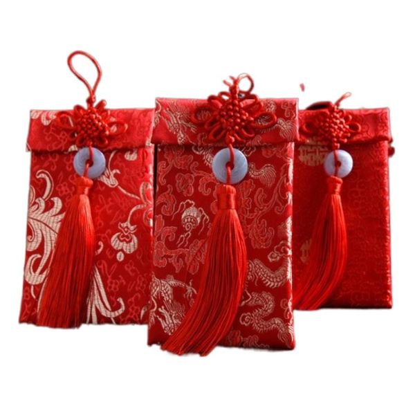 gift wrap 100pcs chinese red tassel knot lucky money bag brocade wedding party jewelry pocket cloth storage bags
gift wrap 100pcs chinese red tassel knot lucky money bag brocade wedding party jewelry pocket cloth storage bags