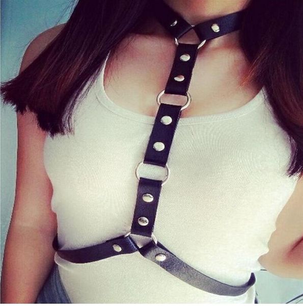belts fashion trend women gothic handmade pu leather harness body bondage waist straps punk rock accessories, Black;brown
belts fashion trend women gothic handmade pu leather harness body bondage waist straps punk rock accessories, Black;brown
