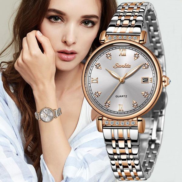 wristwatches montre femme sunkta watch women brands luxury fashion elegant full steel watches clock relogio feminino +box, Slivery;brown
wristwatches montre femme sunkta watch women brands luxury fashion elegant full steel watches clock relogio feminino +box, Slivery;brown